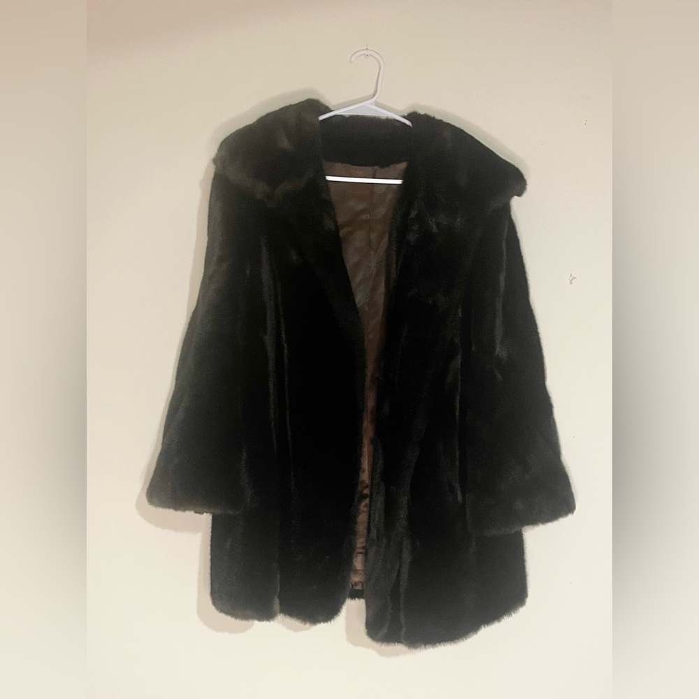 Tissavel Of France Vintage 1960’S Faux Fur Jacket - Picture 3 of 7